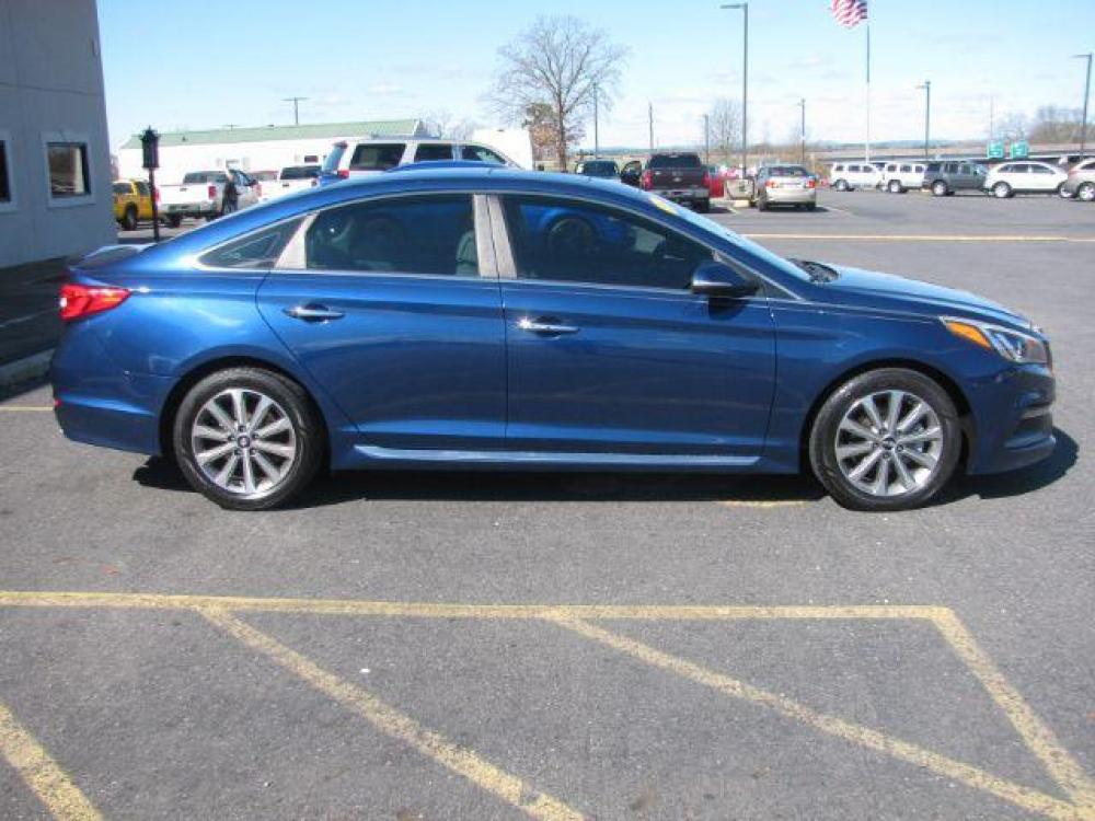 2016 Blue Hyundai Sonata Sport (5NPE34AF7GH) with an 2.4L L4 DOHC 16V engine, 6-Speed Automatic transmission, located at 2443 Albert Pike, Hot Springs, AR, 71913, (501) 623-6255, 34.492222, -93.109993 - Photo #1
