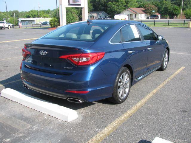 2016 Blue Hyundai Sonata Sport (5NPE34AF7GH) with an 2.4L L4 DOHC 16V engine, 6-Speed Automatic transmission, located at 2443 Albert Pike, Hot Springs, AR, 71913, (501) 623-6255, 34.492222, -93.109993 - Photo#3