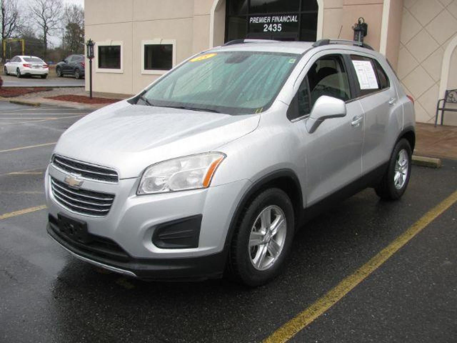 2015 Silver Chevrolet Trax LT FWD (KL7CJLSB5FB) with an 1.4L L4 DOHC 16V engine, 6-Speed Automatic transmission, located at 2443 Albert Pike, Hot Springs, AR, 71913, (501) 623-6255, 34.492222, -93.109993 - Photo #0