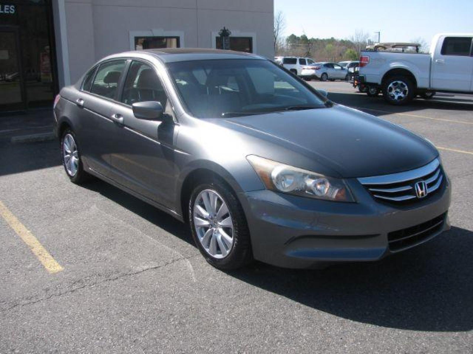 2011 Gray Honda Accord EX-L Sedan AT (1HGCP2F83BA) with an 2.4L L4 DOHC 16V engine, 5-Speed Automatic transmission, located at 2443 Albert Pike, Hot Springs, AR, 71913, (501) 623-6255, 34.492222, -93.109993 - Photo #0