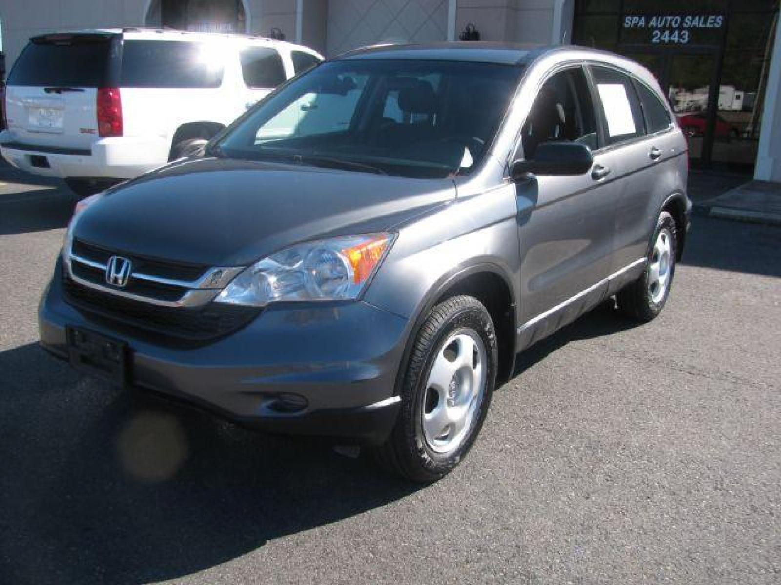 2011 Gray Honda CR-V LX 2WD 5-Speed AT (JHLRE3H30BC) with an 2.4L L4 DOHC 16V engine, 5-Speed Automatic transmission, located at 2443 Albert Pike, Hot Springs, AR, 71913, (501) 623-6255, 34.492222, -93.109993 - LISTED FEATURES MAY BE OPTIONAL AND NOT INCLUDED ON THIS VEHICLE!!! - Photo #0