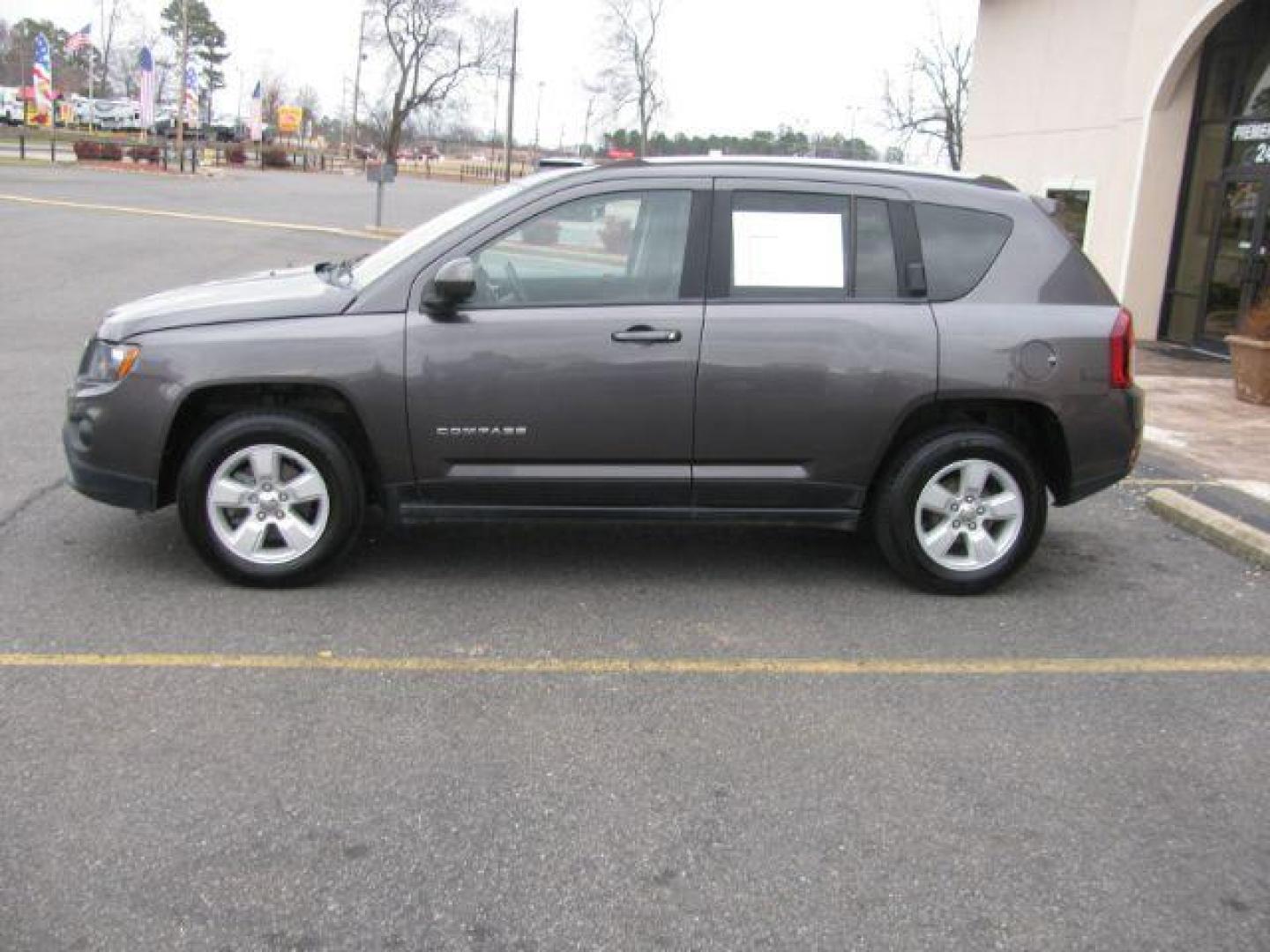 2016 Gray Jeep Compass Latitude FWD (1C4NJCEA1GD) with an 2.0L L4 DOHC 16V engine, Continuously Variable Transmission transmission, located at 2443 Albert Pike, Hot Springs, AR, 71913, (501) 623-6255, 34.492222, -93.109993 - LISTED FEATURES MAY BE OPTIONAL AND NOT INCLUDED ON THIS VEHICLE!!! - Photo#1
