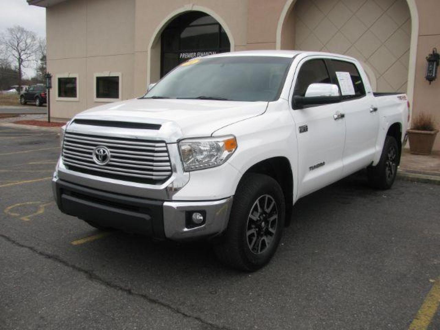 2014 White Toyota Tundra Limited 5.7L FFV CrewMax 4WD (5TFHW5F13EX) with an 5.7L V8 DOHC 32V FFV engine, 6-Speed Automatic transmission, located at 2443 Albert Pike, Hot Springs, AR, 71913, (501) 623-6255, 34.492222, -93.109993 - LISTED FEATURES MAY BE OPTIONAL AND NOT INCLUDED ON THIS VEHICLE!!! - Photo#0