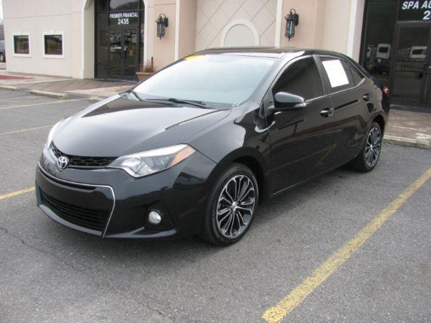2015 Black Toyota Corolla S CVT (5YFBURHE5FP) with an 1.8L L4 DOHC 16V engine, Continuously Variable Transmission transmission, located at 2443 Albert Pike, Hot Springs, AR, 71913, (501) 623-6255, 34.492222, -93.109993 - LISTED FEATURES MAY BE OPTIONAL AND NOT INCLUDED ON THIS VEHICLE!!! - Photo#0