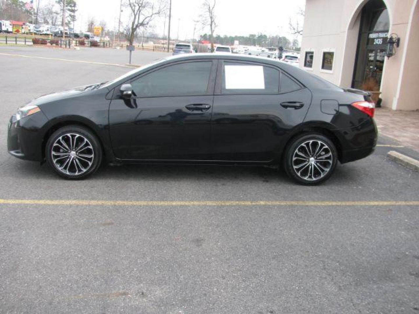 2015 Black Toyota Corolla S CVT (5YFBURHE5FP) with an 1.8L L4 DOHC 16V engine, Continuously Variable Transmission transmission, located at 2443 Albert Pike, Hot Springs, AR, 71913, (501) 623-6255, 34.492222, -93.109993 - LISTED FEATURES MAY BE OPTIONAL AND NOT INCLUDED ON THIS VEHICLE!!! - Photo#1