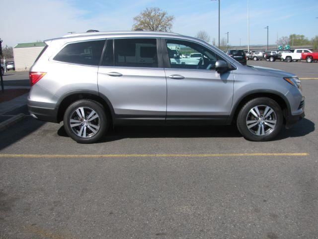 2018 Silver Honda Pilot EX-L w/RES (5FNYF5H83JB) with an 3.5L V6 SOHC 24V engine, 6-Speed Automatic transmission, located at 2443 Albert Pike, Hot Springs, AR, 71913, (501) 623-6255, 34.492222, -93.109993 - ALL LISTED FEATURES MAY NOT BE AVAILABLE!!!! - Photo#1