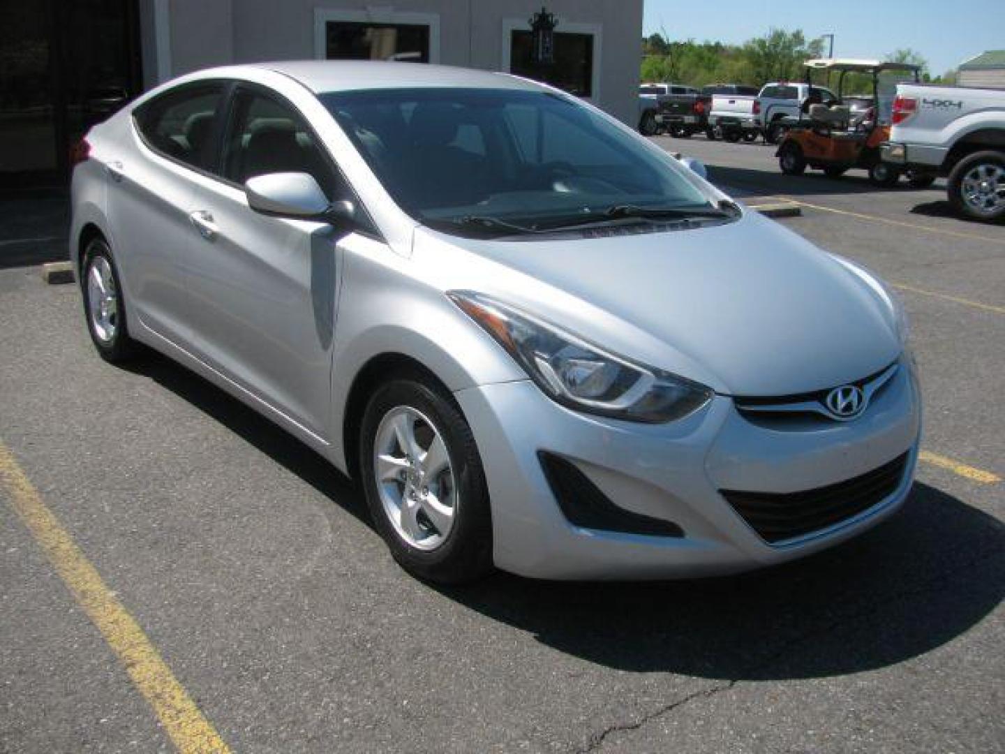 2014 Silver Hyundai Elantra GLS A/T (5NPDH4AE8EH) with an 1.8L L4 DOHC 16V engine, 6-Speed Automatic transmission, located at 2443 Albert Pike, Hot Springs, AR, 71913, (501) 623-6255, 34.492222, -93.109993 - All listed features may not be available!!!! - Photo#0
