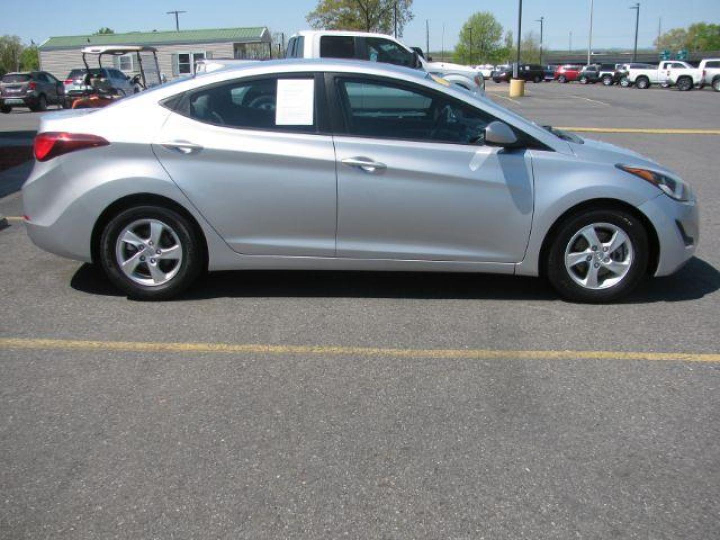 2014 Silver Hyundai Elantra GLS A/T (5NPDH4AE8EH) with an 1.8L L4 DOHC 16V engine, 6-Speed Automatic transmission, located at 2443 Albert Pike, Hot Springs, AR, 71913, (501) 623-6255, 34.492222, -93.109993 - All listed features may not be available!!!! - Photo#2