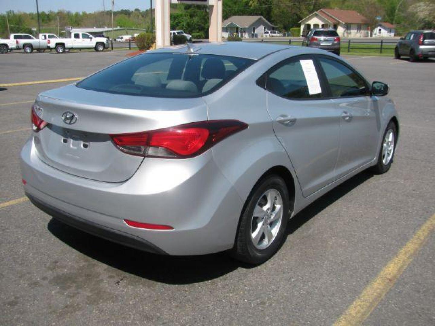 2014 Silver Hyundai Elantra GLS A/T (5NPDH4AE8EH) with an 1.8L L4 DOHC 16V engine, 6-Speed Automatic transmission, located at 2443 Albert Pike, Hot Springs, AR, 71913, (501) 623-6255, 34.492222, -93.109993 - All listed features may not be available!!!! - Photo#3