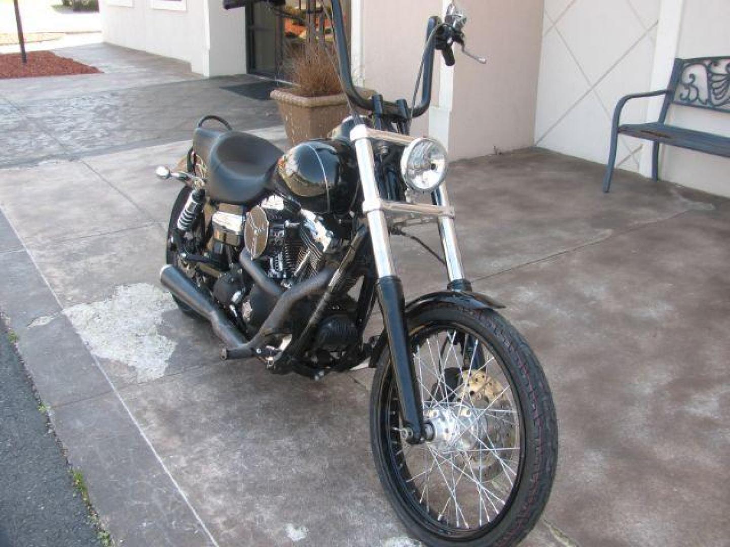 2010 Black Harley-Davidson FXDWG Wide Glide - (1HD1GP414AC) with an 1584CC engine, located at 2443 Albert Pike, Hot Springs, AR, 71913, (501) 623-6255, 34.492222, -93.109993 - Photo#1