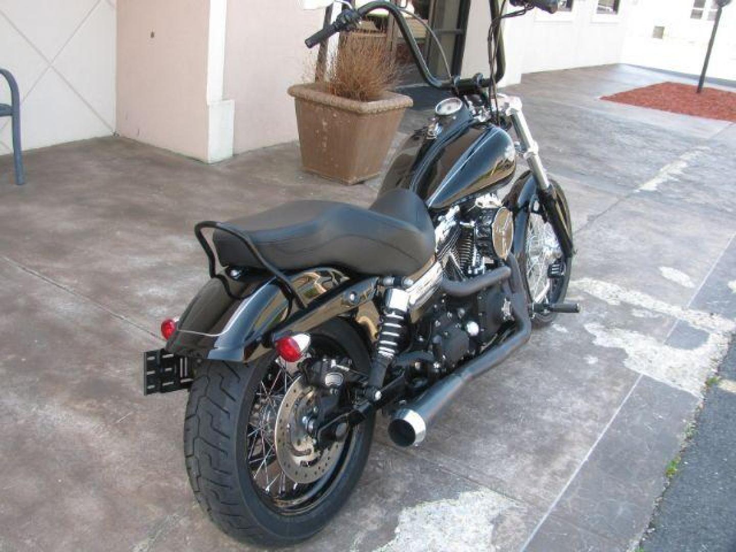 2010 Black Harley-Davidson FXDWG Wide Glide - (1HD1GP414AC) with an 1584CC engine, located at 2443 Albert Pike, Hot Springs, AR, 71913, (501) 623-6255, 34.492222, -93.109993 - Photo#2