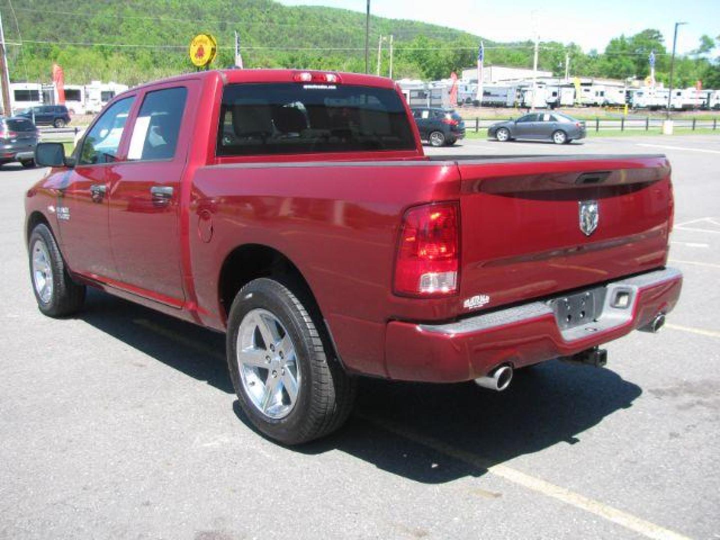2015 Maroon RAM 1500 Tradesman Crew Cab SWB 2WD (1C6RR6KT0FS) with an 5.7L V8 OHV 16V engine, 8-Speed Automatic transmission, located at 2443 Albert Pike, Hot Springs, AR, 71913, (501) 623-6255, 34.492222, -93.109993 - ALL LISTED FEATURES MAY NOT BE AVAILABLE!!!! - Photo#2