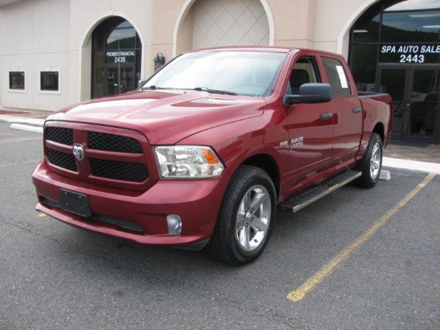 2015 Maroon RAM 1500 Tradesman Crew Cab SWB 2WD (1C6RR6KT0FS) with an 5.7L V8 OHV 16V engine, 8-Speed Automatic transmission, located at 2443 Albert Pike, Hot Springs, AR, 71913, (501) 623-6255, 34.492222, -93.109993 - ALL LISTED FEATURES MAY NOT BE AVAILABLE!!!! - Photo#0