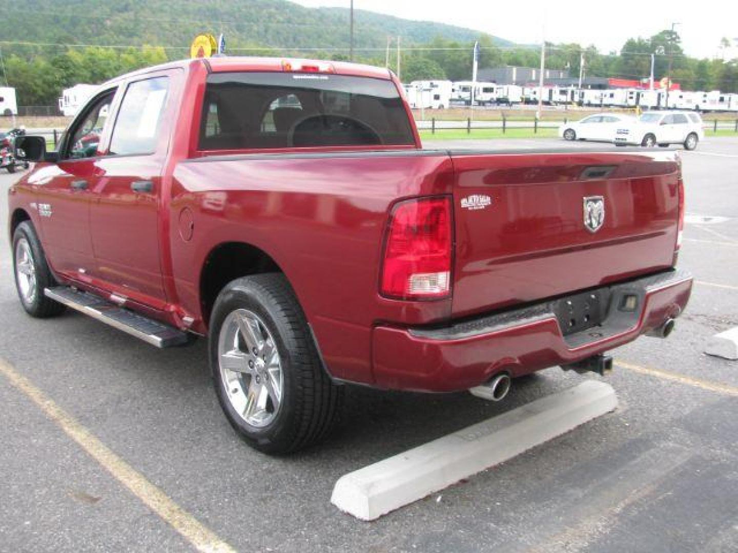 2015 Maroon RAM 1500 Tradesman Crew Cab SWB 2WD (1C6RR6KT0FS) with an 5.7L V8 OHV 16V engine, 8-Speed Automatic transmission, located at 2443 Albert Pike, Hot Springs, AR, 71913, (501) 623-6255, 34.492222, -93.109993 - ALL LISTED FEATURES MAY NOT BE AVAILABLE!!!! - Photo#2