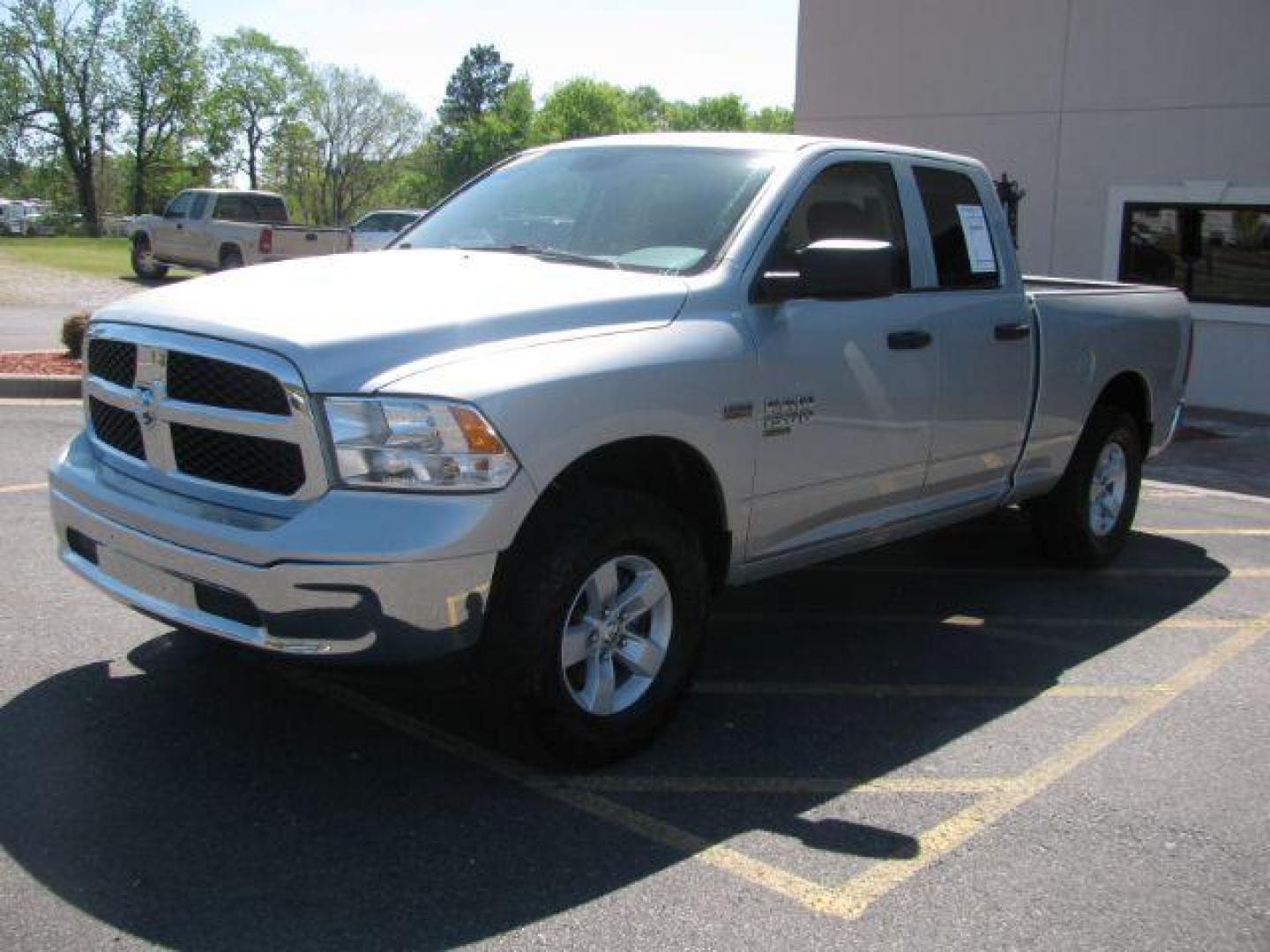2019 Silver RAM 1500 Classic Tradesman Quad Cab 4WD (1C6RR7FT0KS) with an 5.7L V8 OHV 16V engine, 8-Speed Automatic transmission, located at 2443 Albert Pike, Hot Springs, AR, 71913, (501) 623-6255, 34.492222, -93.109993 - ALL LISTED FEATURES MAY NOT BE AVAILABLE!!!! - Photo#6