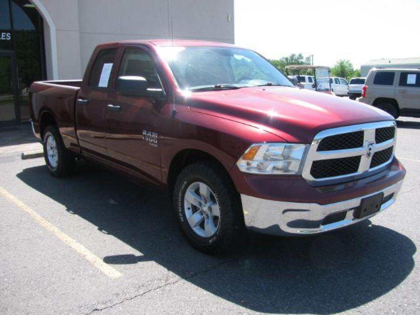 2019 Maroon RAM 1500 Classic Tradesman Quad Cab 2WD (1C6RR6FG8KS) with an 3.6L V6 DOHC 24V FFV engine, 8-Speed Automatic transmission, located at 2443 Albert Pike, Hot Springs, AR, 71913, (501) 623-6255, 34.492222, -93.109993 - Photo#5