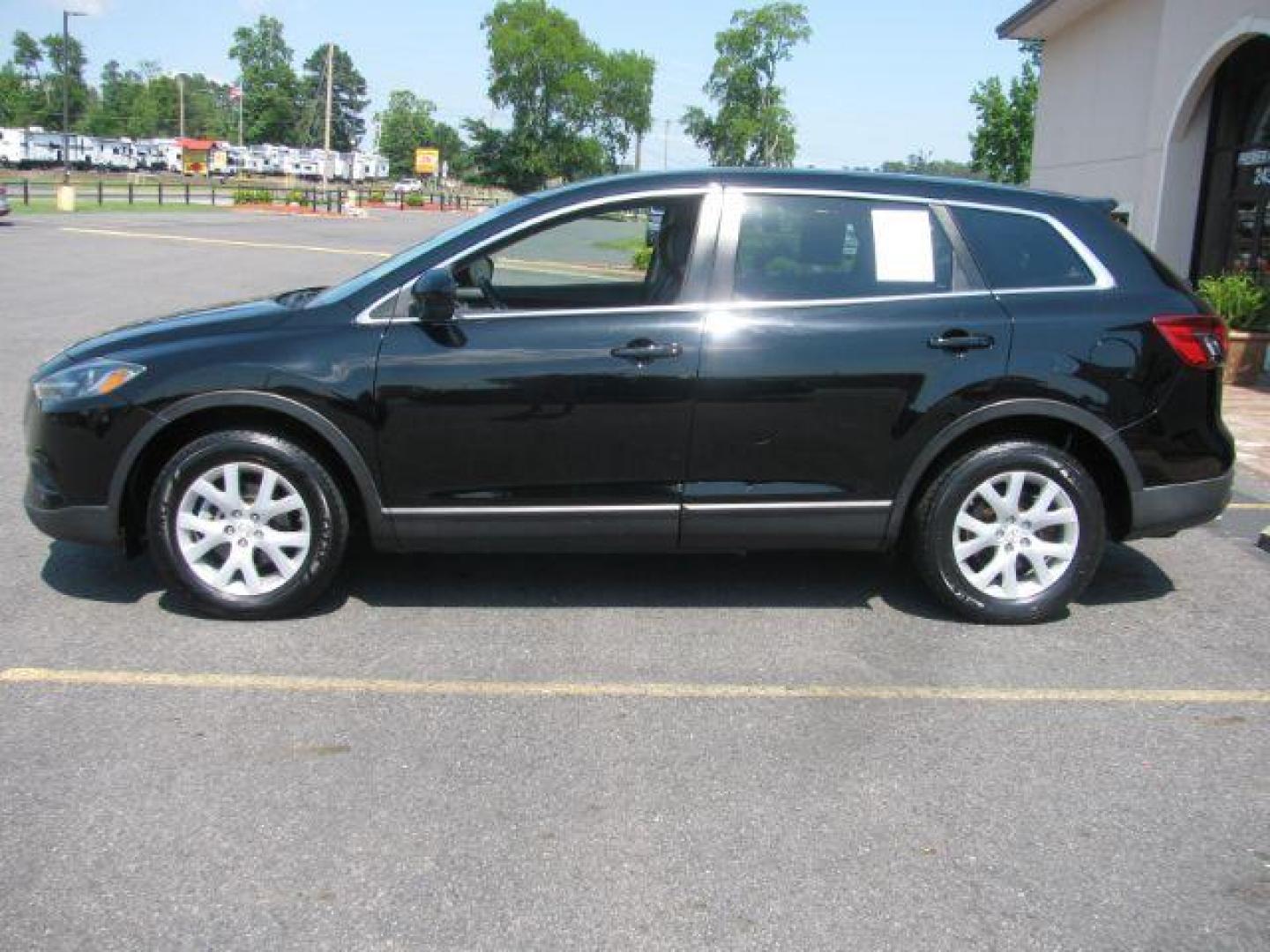 2013 Black Mazda CX-9 Touring AWD (JM3TB3CV7D0) with an 3.7L V6 DOHC 24V engine, 6-Speed Automatic transmission, located at 2443 Albert Pike, Hot Springs, AR, 71913, (501) 623-6255, 34.492222, -93.109993 - Photo#1