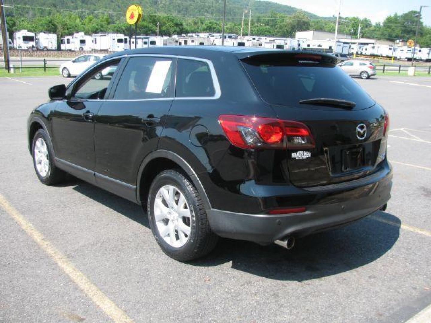 2013 Black Mazda CX-9 Touring AWD (JM3TB3CV7D0) with an 3.7L V6 DOHC 24V engine, 6-Speed Automatic transmission, located at 2443 Albert Pike, Hot Springs, AR, 71913, (501) 623-6255, 34.492222, -93.109993 - Photo#2