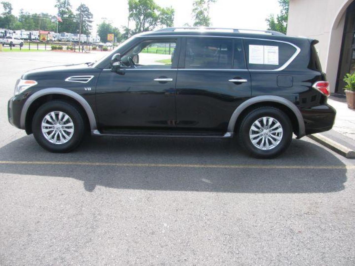 2018 Black Nissan Armada SV 2WD (JN8AY2ND5J9) with an 5.6L V8 DOHC 32V engine, 7-Speed Automatic transmission, located at 2443 Albert Pike, Hot Springs, AR, 71913, (501) 623-6255, 34.492222, -93.109993 - Photo#4