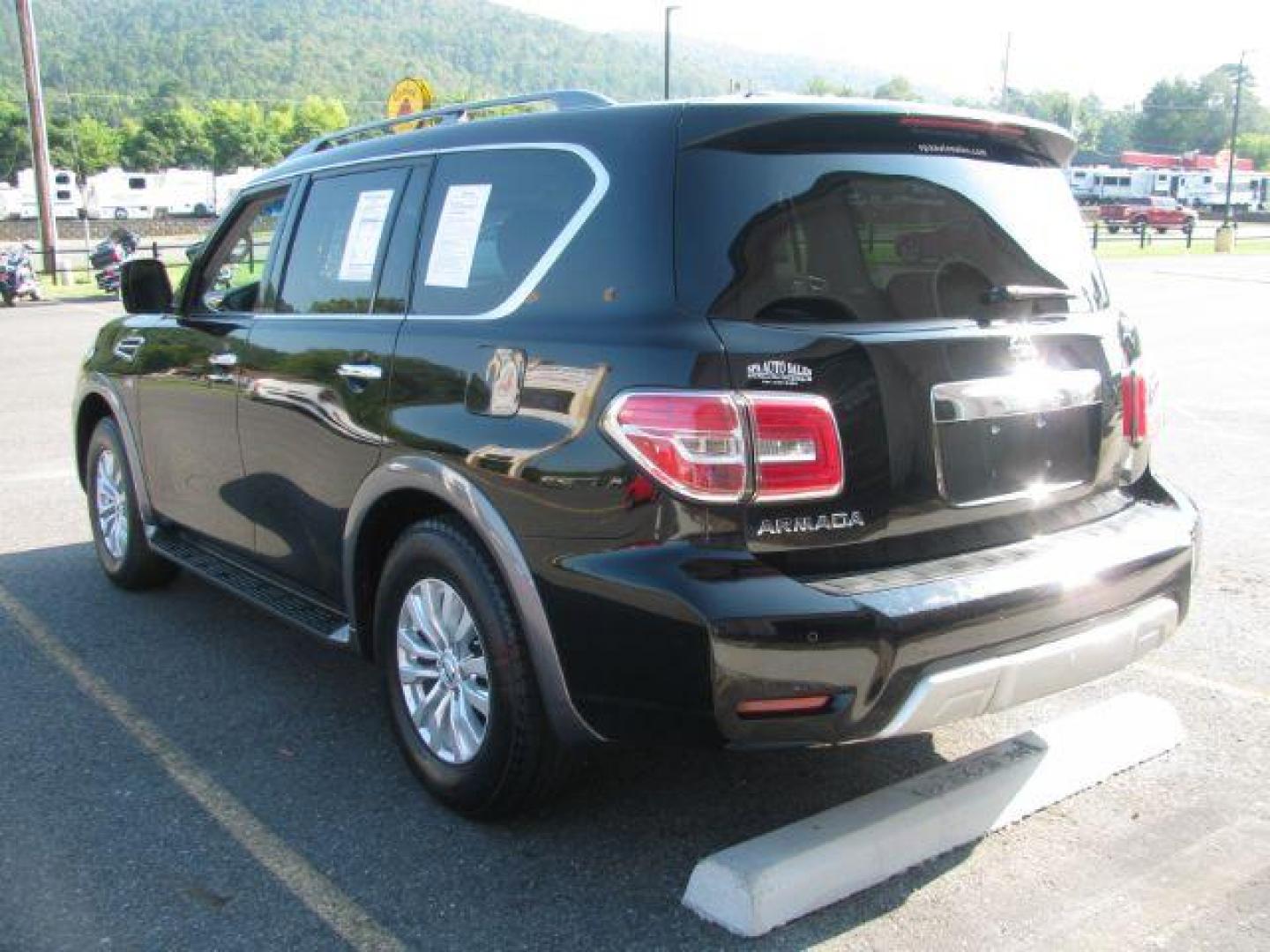 2018 Black Nissan Armada SV 2WD (JN8AY2ND5J9) with an 5.6L V8 DOHC 32V engine, 7-Speed Automatic transmission, located at 2443 Albert Pike, Hot Springs, AR, 71913, (501) 623-6255, 34.492222, -93.109993 - Photo#3