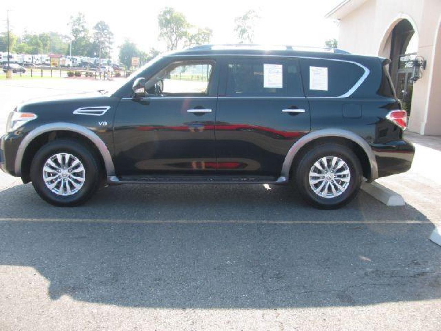 2018 Black Nissan Armada SV 2WD (JN8AY2ND5J9) with an 5.6L V8 DOHC 32V engine, 7-Speed Automatic transmission, located at 2443 Albert Pike, Hot Springs, AR, 71913, (501) 623-6255, 34.492222, -93.109993 - Photo#4