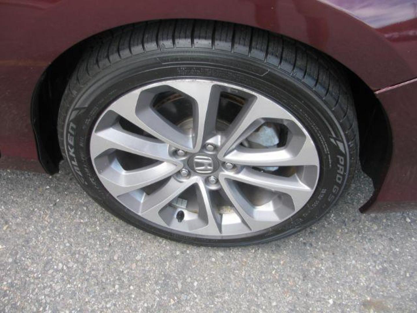 2013 Maroon Honda Accord Sport Sedan CVT (1HGCR2F54DA) with an 2.4L L4 DOHC 16V engine, Continuously Variable Transmission transmission, located at 2443 Albert Pike, Hot Springs, AR, 71913, (501) 623-6255, 34.492222, -93.109993 - Photo#6