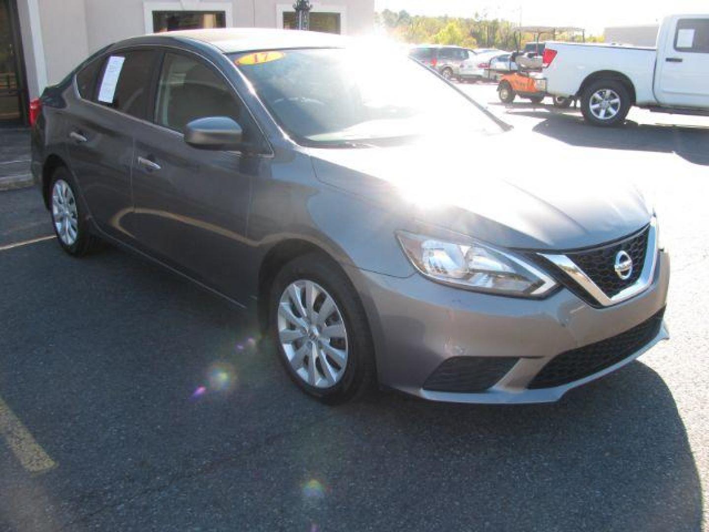 2017 Gray Nissan Sentra S CVT (3N1AB7AP7HY) with an 1.8L L4 SFI DOHC 16V engine, Continuously Variable Transmission transmission, located at 2443 Albert Pike, Hot Springs, AR, 71913, (501) 623-6255, 34.492222, -93.109993 - Photo#5