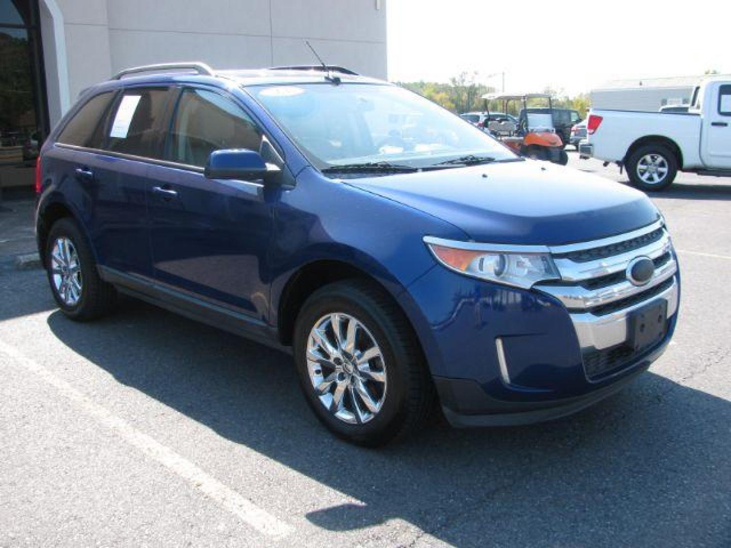 2013 Blue Ford Edge SEL FWD (2FMDK3JC1DB) with an 3.5L V6 DOHC 24V engine, 6-Speed Automatic transmission, located at 2443 Albert Pike, Hot Springs, AR, 71913, (501) 623-6255, 34.492222, -93.109993 - Photo#0