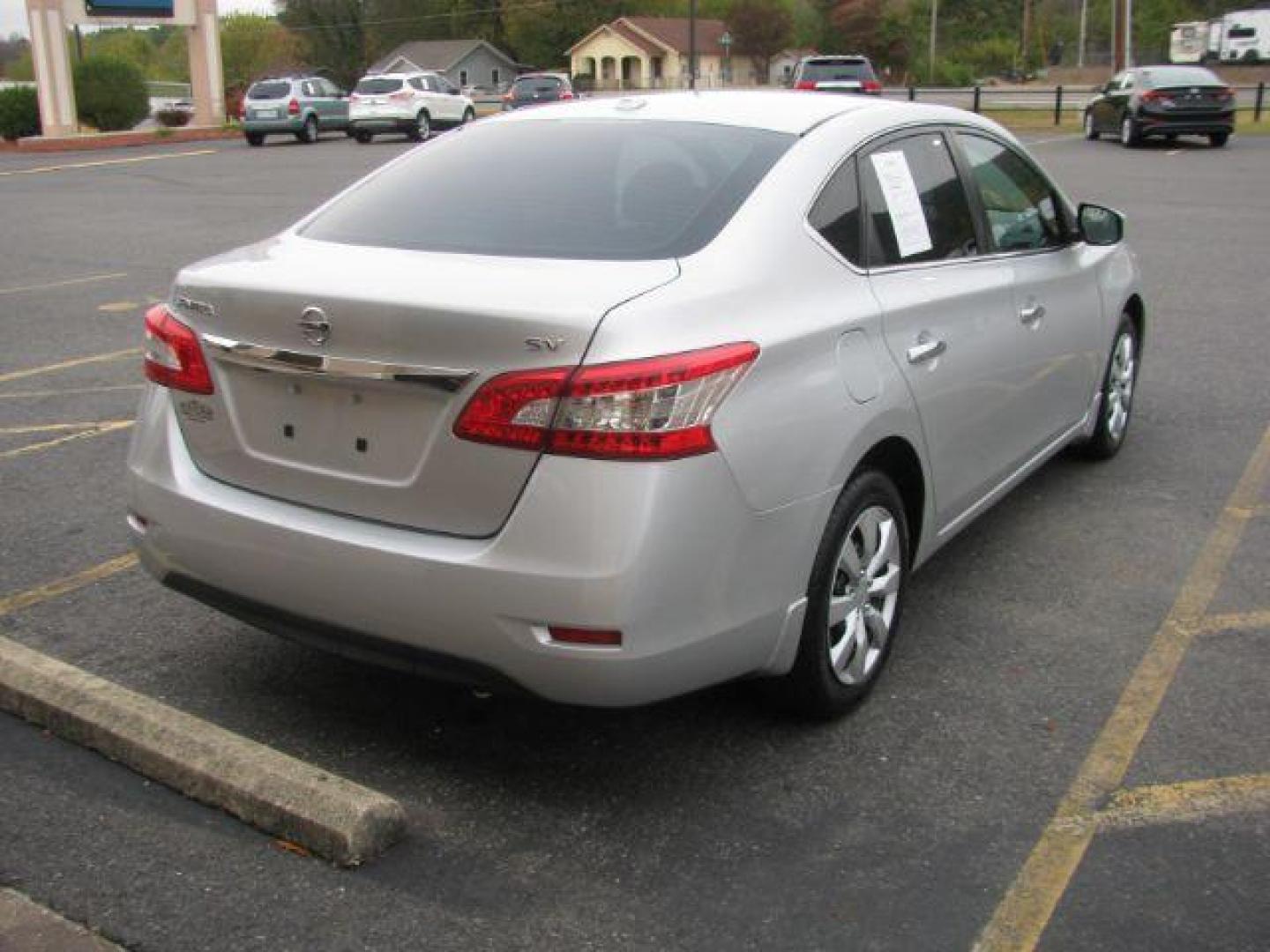 2015 Silver Nissan Sentra S CVT (3N1AB7AP0FL) with an 1.8L L4 SFI DOHC 16V engine, Continuously Variable Transmission transmission, located at 2443 Albert Pike, Hot Springs, AR, 71913, (501) 623-6255, 34.492222, -93.109993 - Photo#3