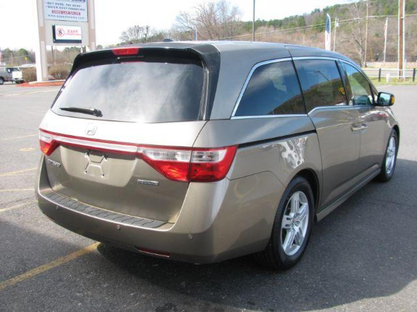 2013 Tan Honda Odyssey Touring | Touring Elite (5FNRL5H90DB) with an 3.5L V-6 i-VTEC variable valve control engine, located at 2443 Albert Pike, Hot Springs, AR, 71913, (501) 623-6255, 34.492222, -93.109993 - Photo#3