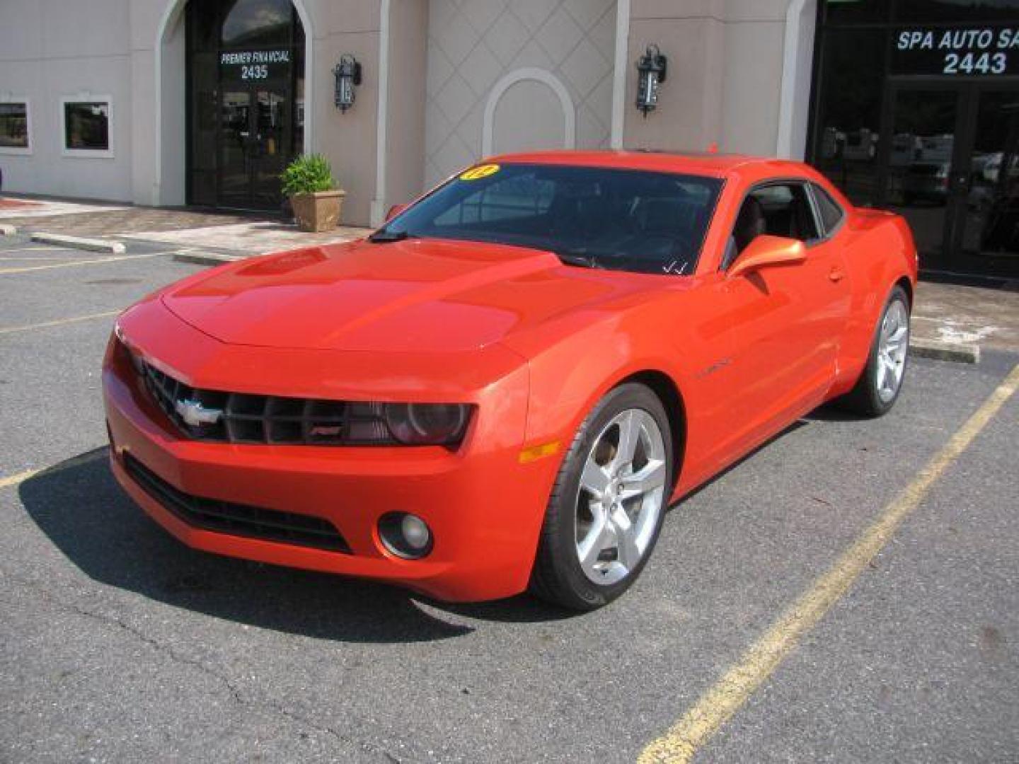 2012 Orange Chevrolet Camaro 2LT (2G1FC1E32C9) with an 3.6L V-6 gasoline direct injection engine, Automatic transmission, located at 2443 Albert Pike, Hot Springs, AR, 71913, (501) 623-6255, 34.492222, -93.109993 - Photo#0
