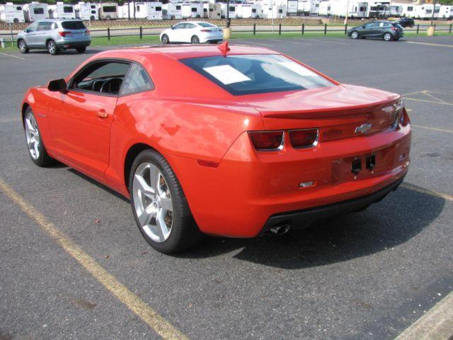 2012 Orange Chevrolet Camaro 2LT (2G1FC1E32C9) with an 3.6L V-6 gasoline direct injection engine, Automatic transmission, located at 2443 Albert Pike, Hot Springs, AR, 71913, (501) 623-6255, 34.492222, -93.109993 - Photo#2