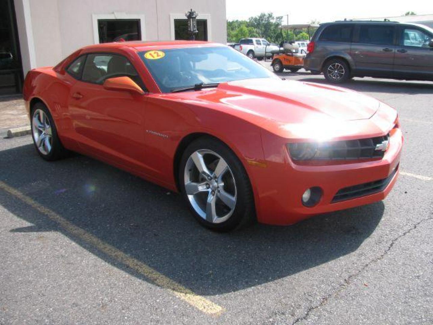 2012 Orange Chevrolet Camaro 2LT (2G1FC1E32C9) with an 3.6L V-6 gasoline direct injection engine, Automatic transmission, located at 2443 Albert Pike, Hot Springs, AR, 71913, (501) 623-6255, 34.492222, -93.109993 - Photo#5