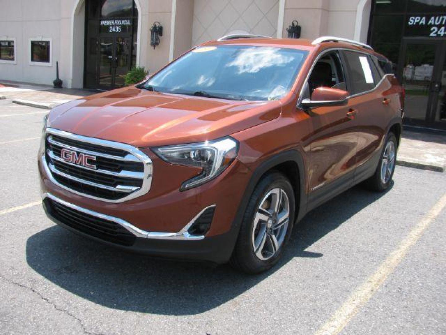 2019 Orange GMC Terrain SLT (3GKALPEV6KL) with an 1.5L I-4 gasoline direct injection engine, Automatic transmission, located at 2443 Albert Pike, Hot Springs, AR, 71913, (501) 623-6255, 34.492222, -93.109993 - Photo#0