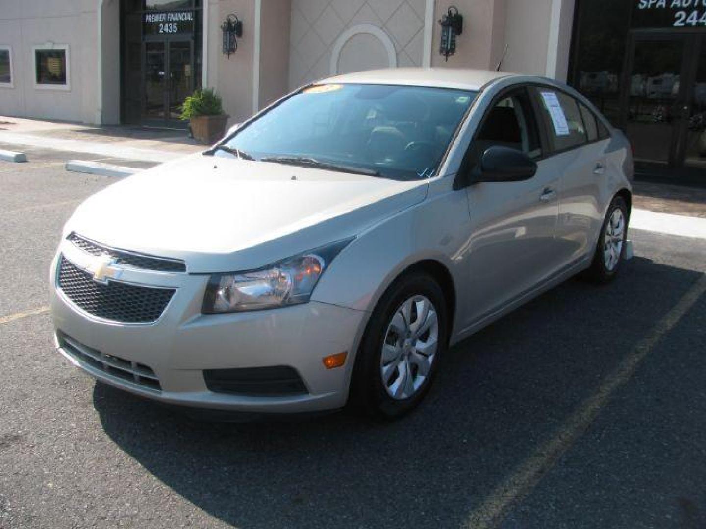 2013 Gold Chevrolet Cruze LS Auto (1G1PA5SH6D7) with an ECOTEC 1.8L I-4 DOHC engine, Automatic transmission, located at 2443 Albert Pike, Hot Springs, AR, 71913, (501) 623-6255, 34.492222, -93.109993 - Photo#0
