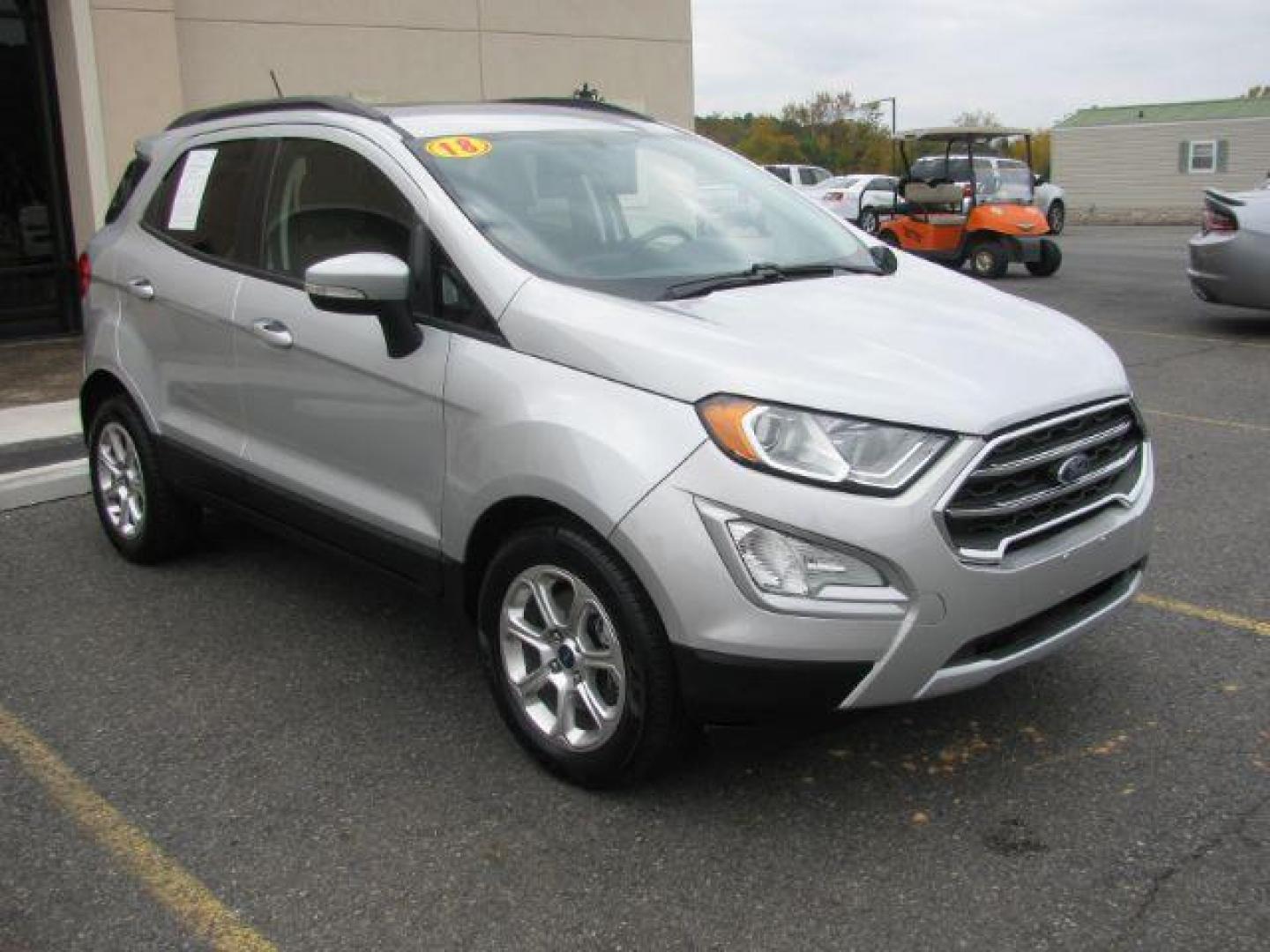 2018 Silver Ford EcoSport SE (MAJ3P1TE4JC) with an EcoBoost 1L I-3 gasoline direct injection engine, Automatic transmission, located at 2443 Albert Pike, Hot Springs, AR, 71913, (501) 623-6255, 34.492222, -93.109993 - Photo#5
