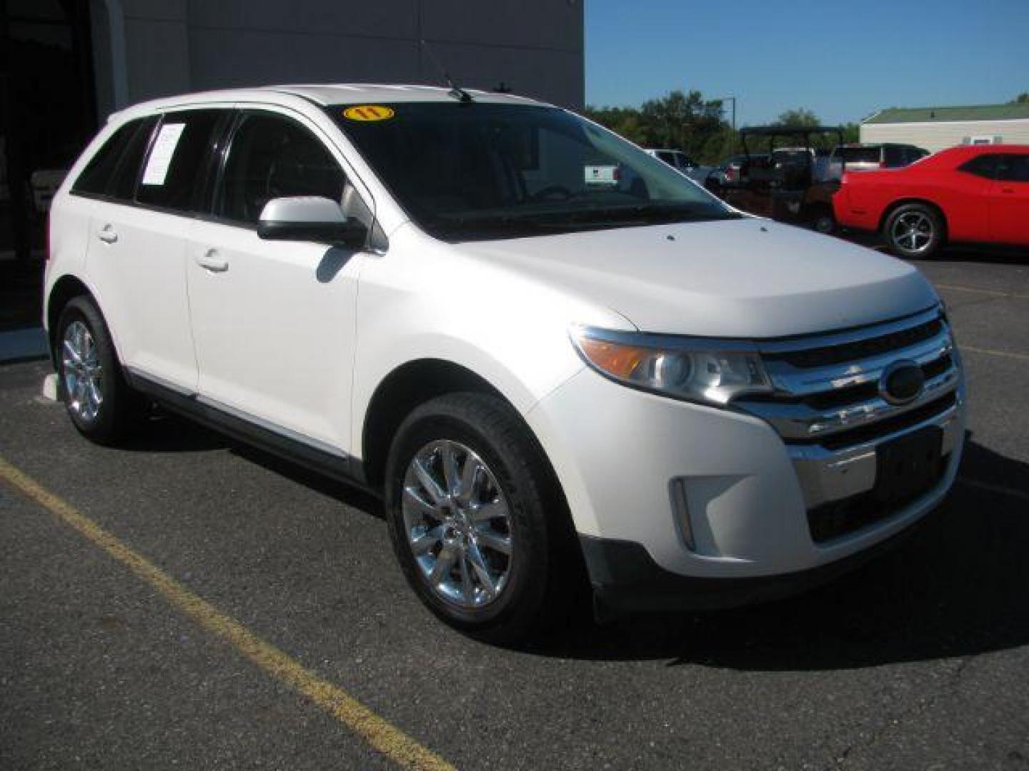 2011 White Ford Edge Limited (2FMDK3KC8BB) with an 3.5L V-6 DOHC engine, Automatic transmission, located at 2443 Albert Pike, Hot Springs, AR, 71913, (501) 623-6255, 34.492222, -93.109993 - Photo#0
