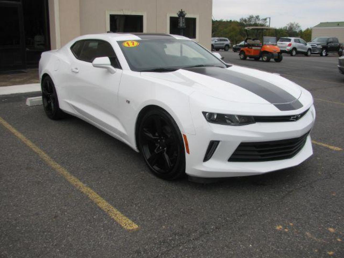 2017 White Chevrolet Camaro 1LT (1G1FB1RS3H0) , located at 2443 Albert Pike, Hot Springs, AR, 71913, (501) 623-6255, 34.492222, -93.109993 - Photo#0