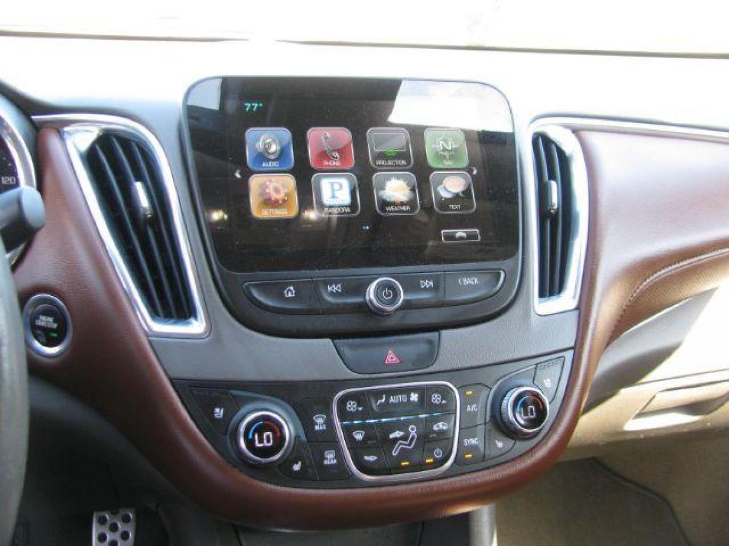 2016 White /Dark Atmosphere/Loft Brown Chevrolet Malibu Premier (1G1ZH5SX9GF) with an ECOTEC 2L I-4 gasoline direct injection engine, Automatic transmission, located at 2443 Albert Pike, Hot Springs, AR, 71913, (501) 623-6255, 34.492222, -93.109993 - Photo#9