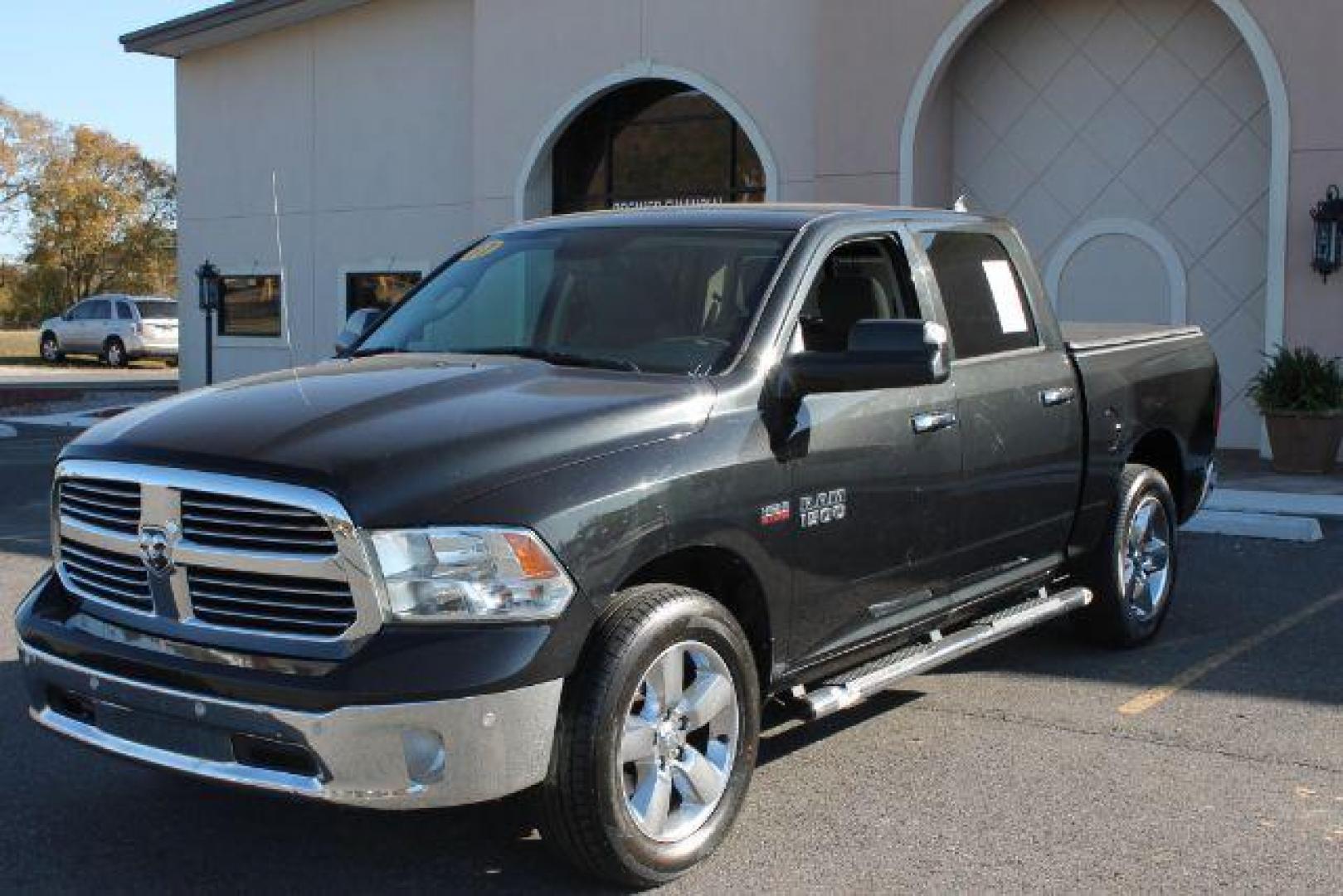 2017 Black /Diesel Gray/Black Ram 1500 Big Horn (1C6RR7LT4HS) with an HEMI 5.7L V-8 variable valve control engine, Automatic transmission, located at 2443 Albert Pike, Hot Springs, AR, 71913, (501) 623-6255, 34.492222, -93.109993 - Photo#0