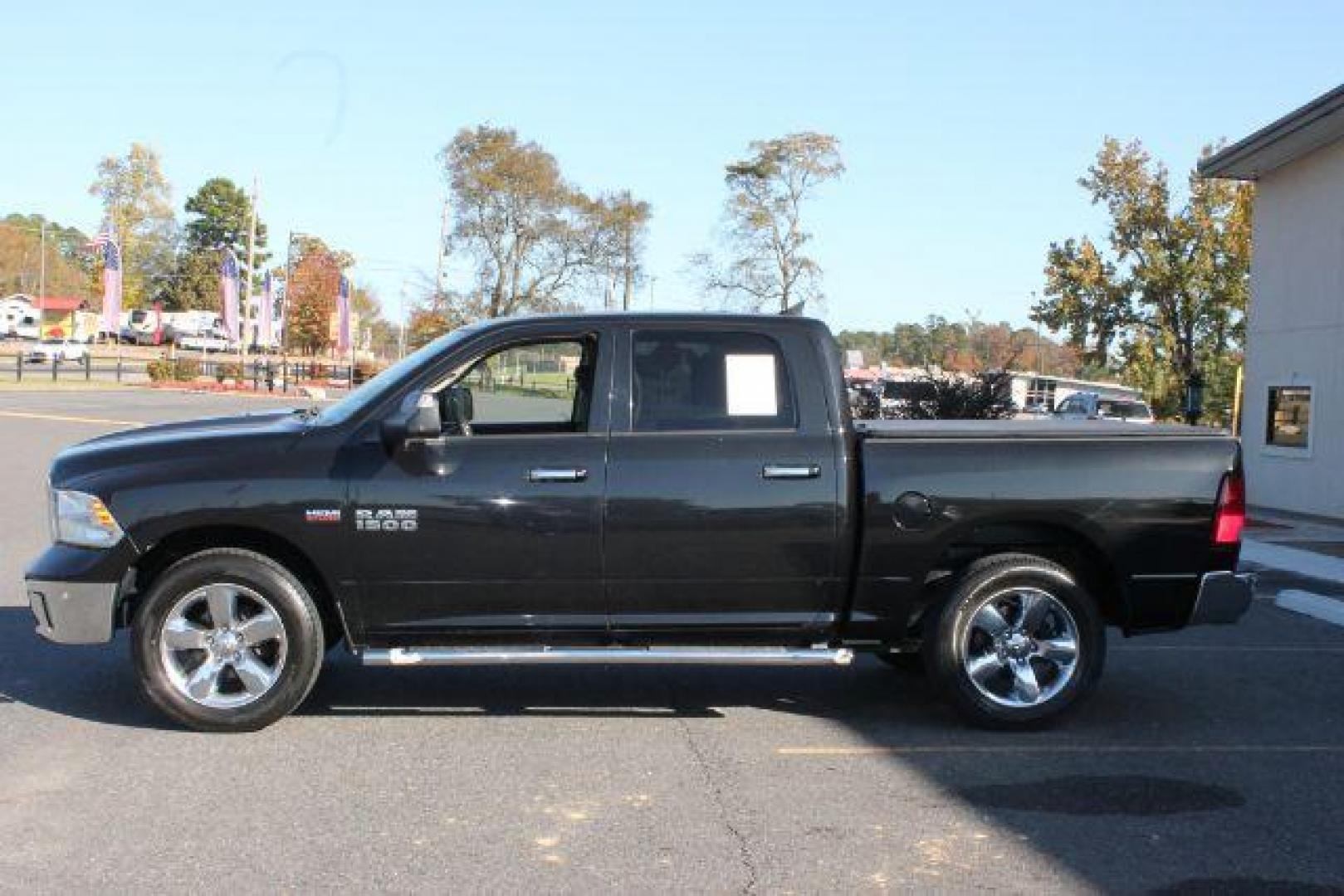 2017 Black /Diesel Gray/Black Ram 1500 Big Horn (1C6RR7LT4HS) with an HEMI 5.7L V-8 variable valve control engine, Automatic transmission, located at 2443 Albert Pike, Hot Springs, AR, 71913, (501) 623-6255, 34.492222, -93.109993 - Photo#1