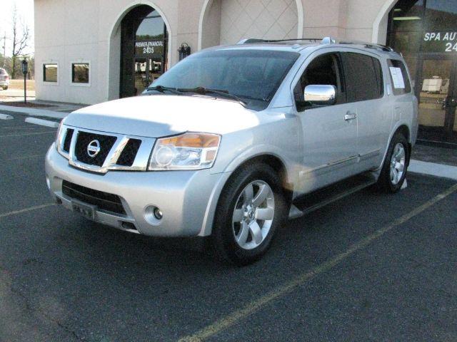 2012 Silver Nissan Armada SL (5N1BA0NDXCN) with an Endurance 5.6L V-8 DOHC engine, Automatic transmission, located at 2443 Albert Pike, Hot Springs, AR, 71913, (501) 623-6255, 34.492222, -93.109993 - Photo#0