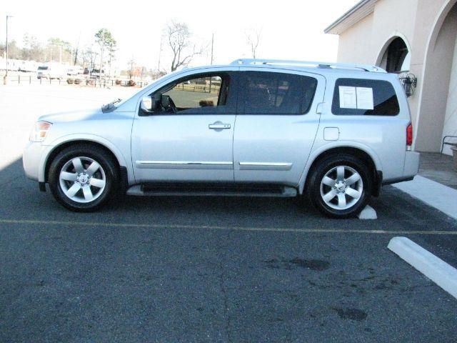2012 Silver Nissan Armada SL (5N1BA0NDXCN) with an Endurance 5.6L V-8 DOHC engine, Automatic transmission, located at 2443 Albert Pike, Hot Springs, AR, 71913, (501) 623-6255, 34.492222, -93.109993 - Photo#1