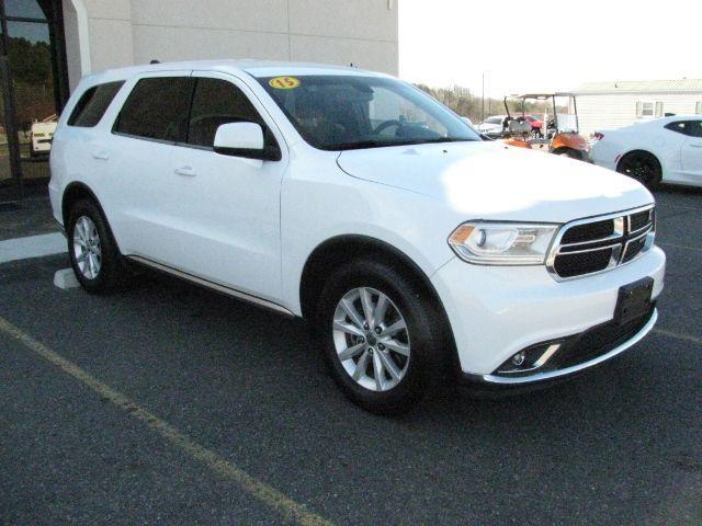 2015 White Dodge Durango SXT (1C4RDHAG3FC) with an 3.6L V-6 DOHC engine, Automatic transmission, located at 2443 Albert Pike, Hot Springs, AR, 71913, (501) 623-6255, 34.492222, -93.109993 - Photo#5