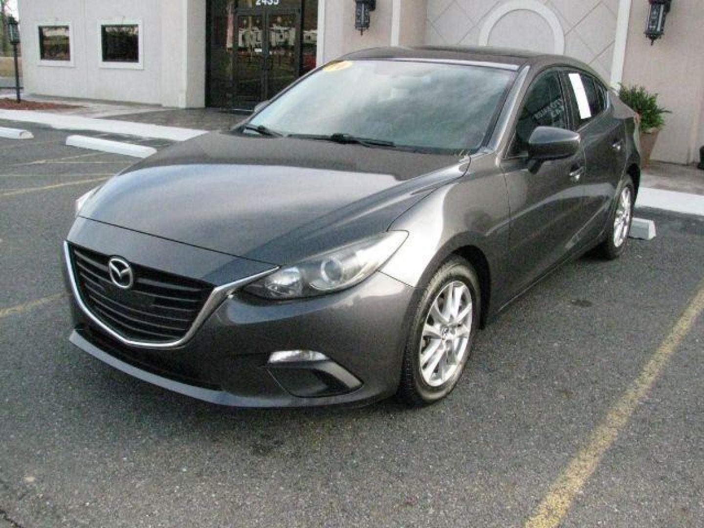 2014 Gray Mazda Mazda3 i Grand Touring (JM1BM1W78E1) with an SKYACTIV-G 2L I-4 gasoline direct injection engine, Automatic transmission, located at 2443 Albert Pike, Hot Springs, AR, 71913, (501) 623-6255, 34.492222, -93.109993 - Photo#0