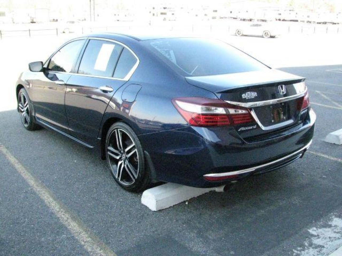 2016 Blue Honda Accord Sport (1HGCR2F54GA) with an 2.4L I-4 gasoline direct injection engine, Automatic transmission, located at 2443 Albert Pike, Hot Springs, AR, 71913, (501) 623-6255, 34.492222, -93.109993- Photo#2