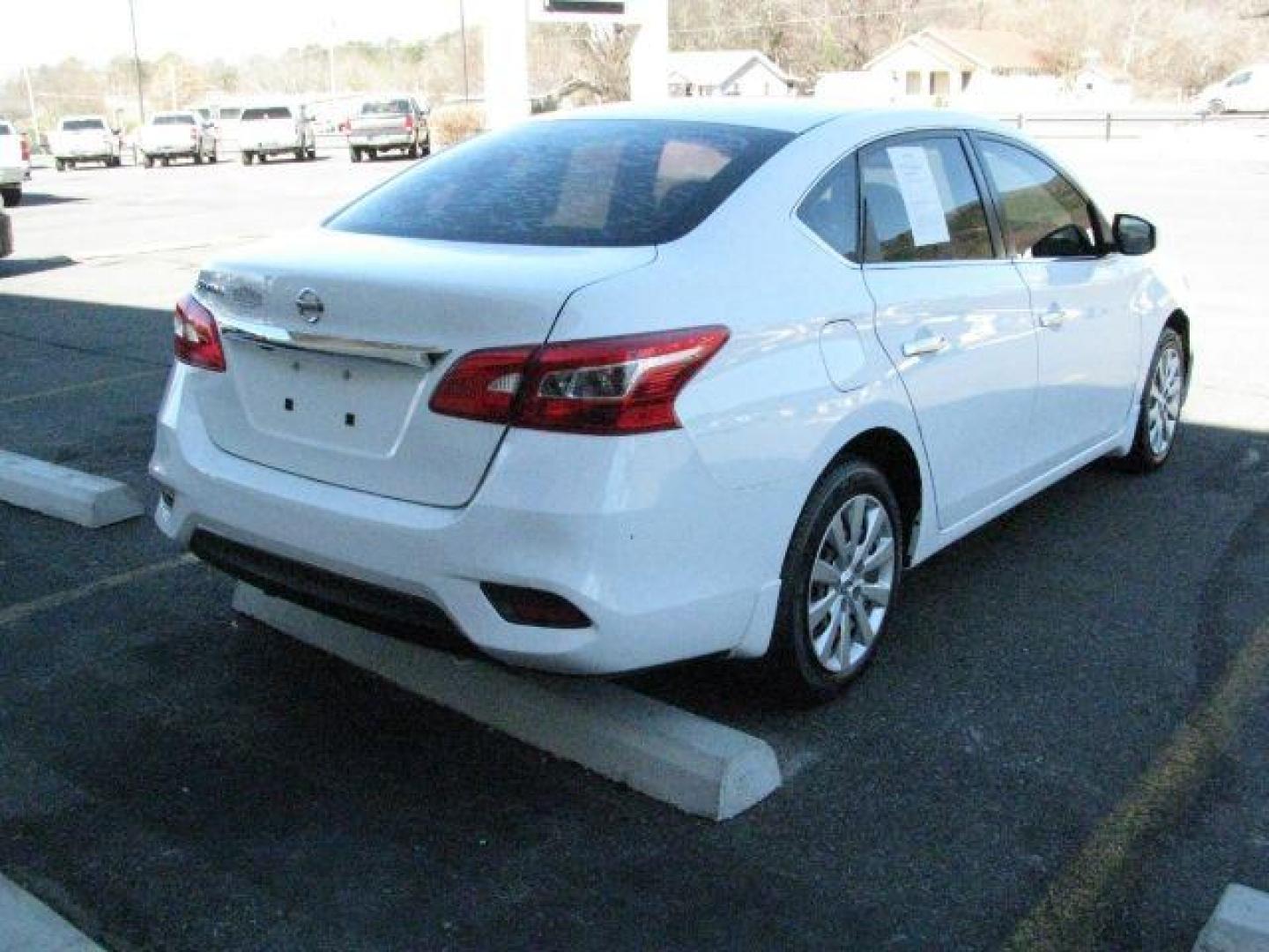 2019 White Nissan Sentra S (3N1AB7AP6KY) with an 1.8L I-4 DOHC engine, located at 2443 Albert Pike, Hot Springs, AR, 71913, (501) 623-6255, 34.492222, -93.109993 - Photo#2