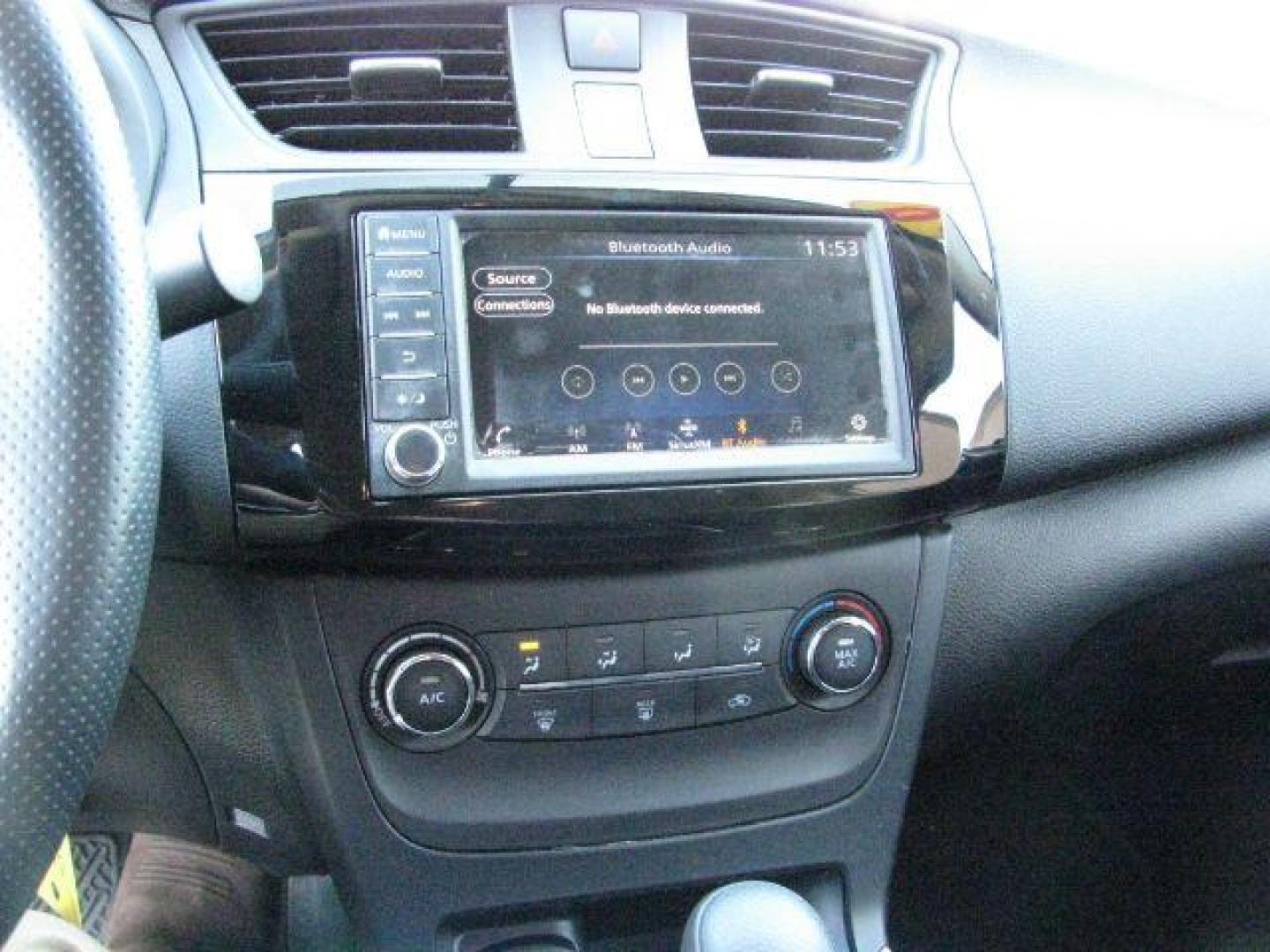 2019 White Nissan Sentra S (3N1AB7AP6KY) with an 1.8L I-4 DOHC engine, located at 2443 Albert Pike, Hot Springs, AR, 71913, (501) 623-6255, 34.492222, -93.109993 - Photo#9