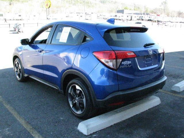2018 Blue Honda HR-V EX-L (3CZRU5H79JM) with an 1.8L I-4 variable valve control engine, Automatic transmission, located at 2443 Albert Pike, Hot Springs, AR, 71913, (501) 623-6255, 34.492222, -93.109993 - Photo#2