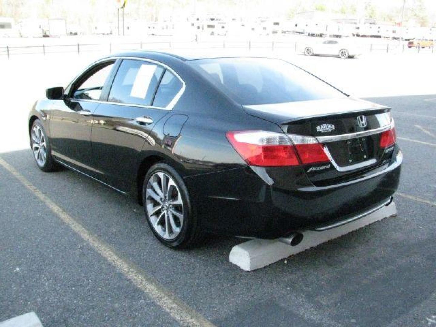2014 Black Honda Accord Sport (1HGCR2F54EA) with an 2.4L I-4 gasoline direct injection engine, Automatic transmission, located at 2443 Albert Pike, Hot Springs, AR, 71913, (501) 623-6255, 34.492222, -93.109993 - Photo#2